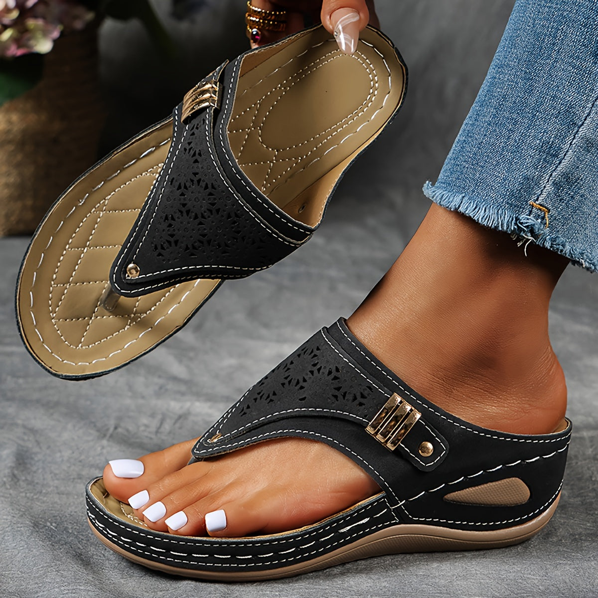 NERALA™ | ELEGANT COMFORT SANDALS WITH ORTHOPEDIC SUPPORT