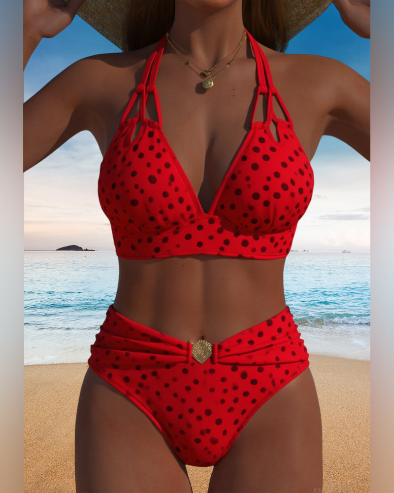 Melanie | Two-piece sexy polka dot bikini
