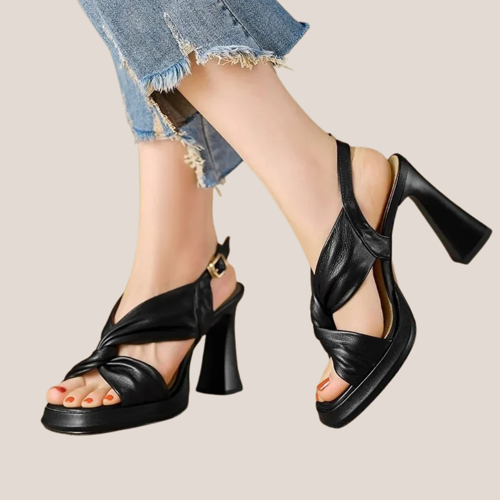 ZARELIA™ | ROMAN CROSS-STRAP SANDALS