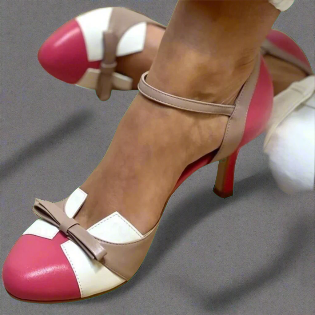 ELLA | COMFORTABLE HEELS WITH BOW DETAIL