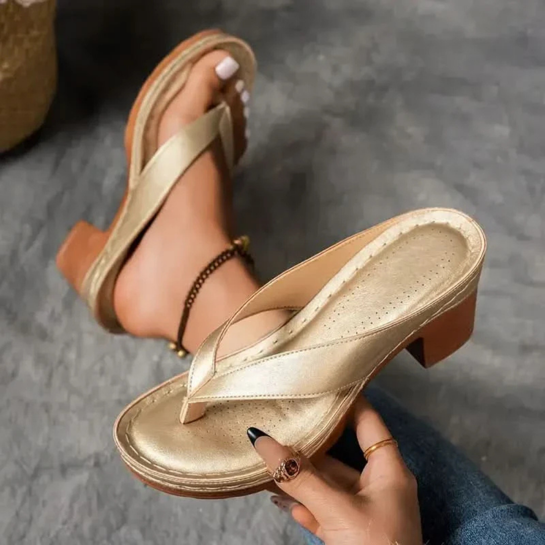 MORGELIA™ | ELEVATED COMFORT SLIPPERS WITH SUPPORTIVE HEEL