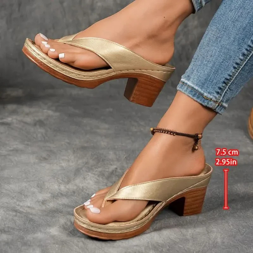 MORGELIA™ | ELEVATED COMFORT SLIPPERS WITH SUPPORTIVE HEEL