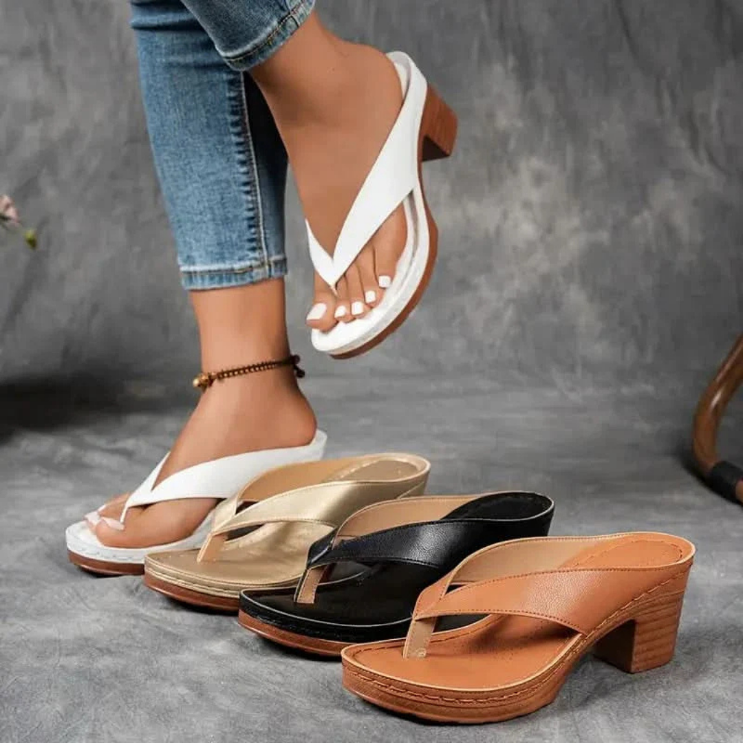 MORGELIA™ | ELEVATED COMFORT SLIPPERS WITH SUPPORTIVE HEEL