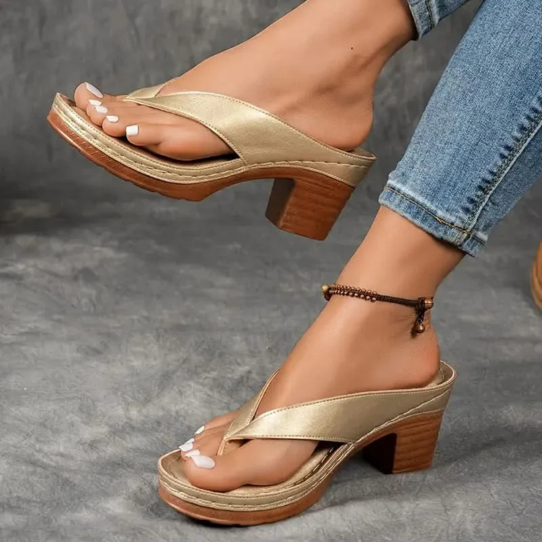 MORGELIA™ | ELEVATED COMFORT SLIPPERS WITH SUPPORTIVE HEEL