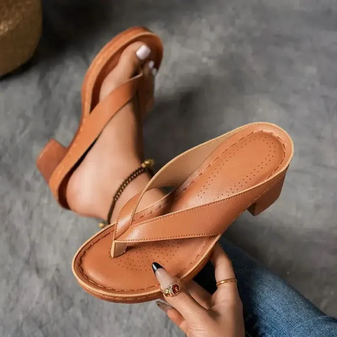 MORGELIA™ | ELEVATED COMFORT SLIPPERS WITH SUPPORTIVE HEEL