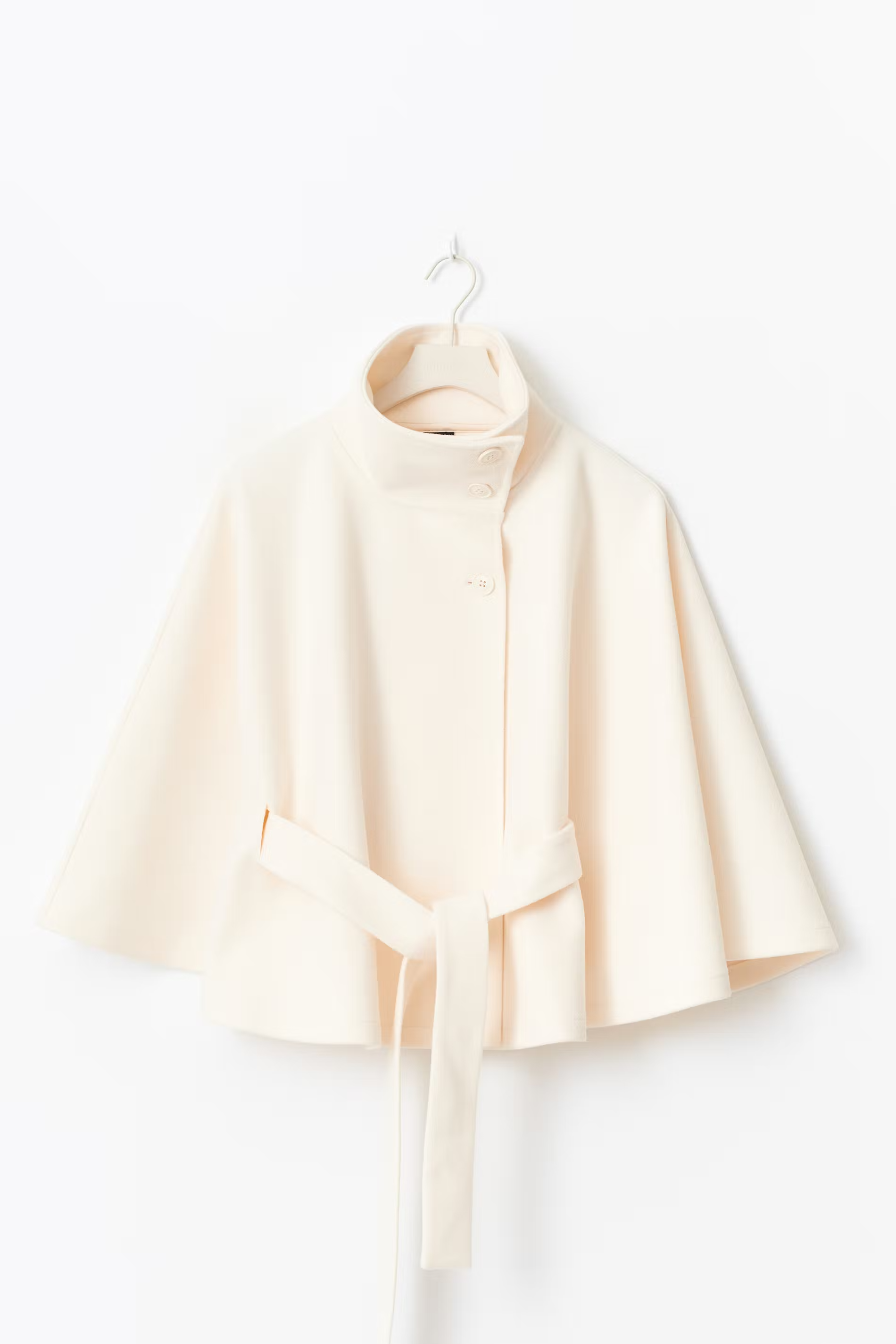 Loreza™ | Elegant Women’s Coat with Belt & High Collar