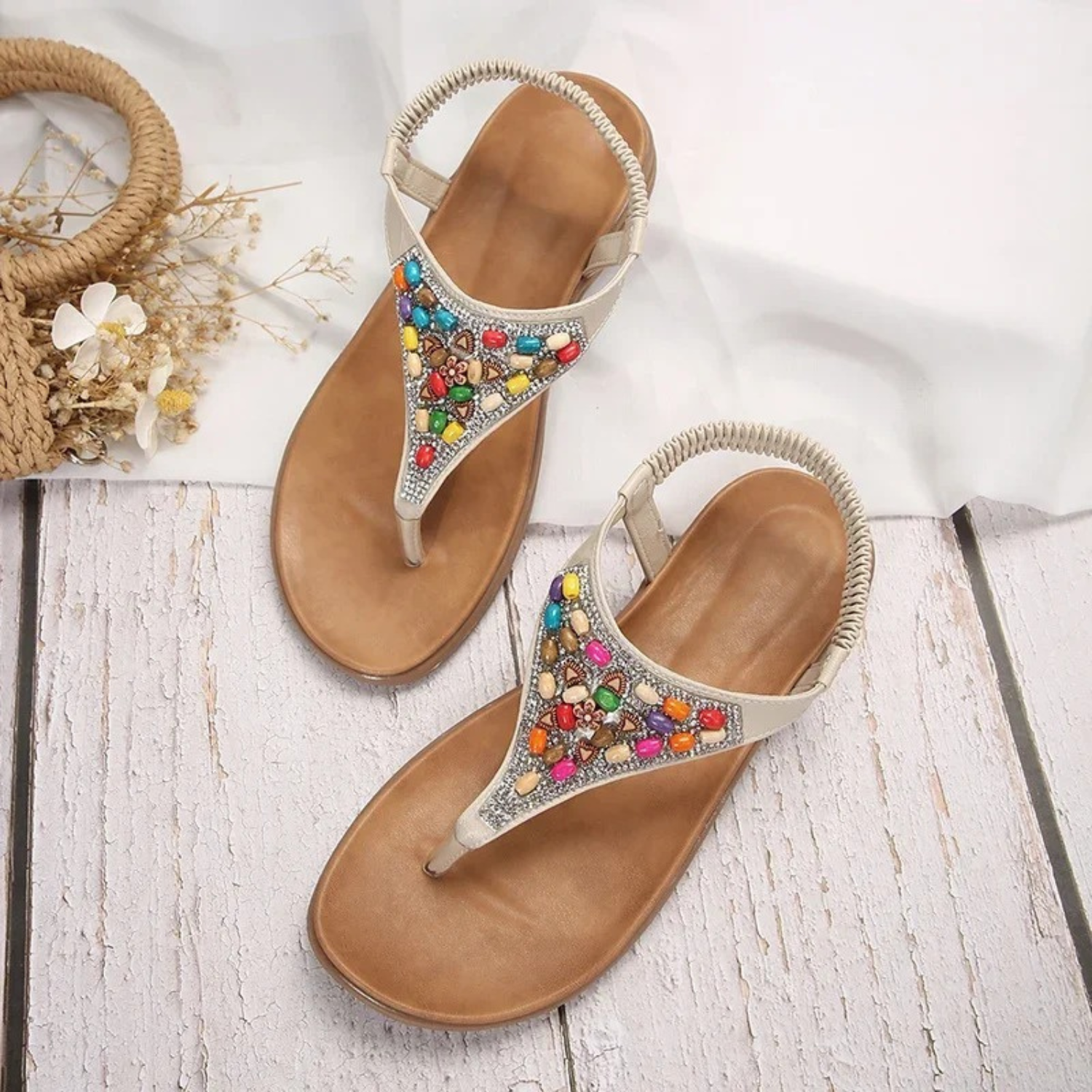 FELORA™ | VINTAGE FLAT SANDALS FOR WOMEN