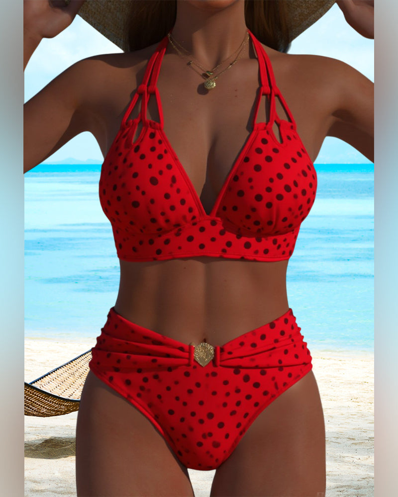 Melanie | Two-piece sexy polka dot bikini