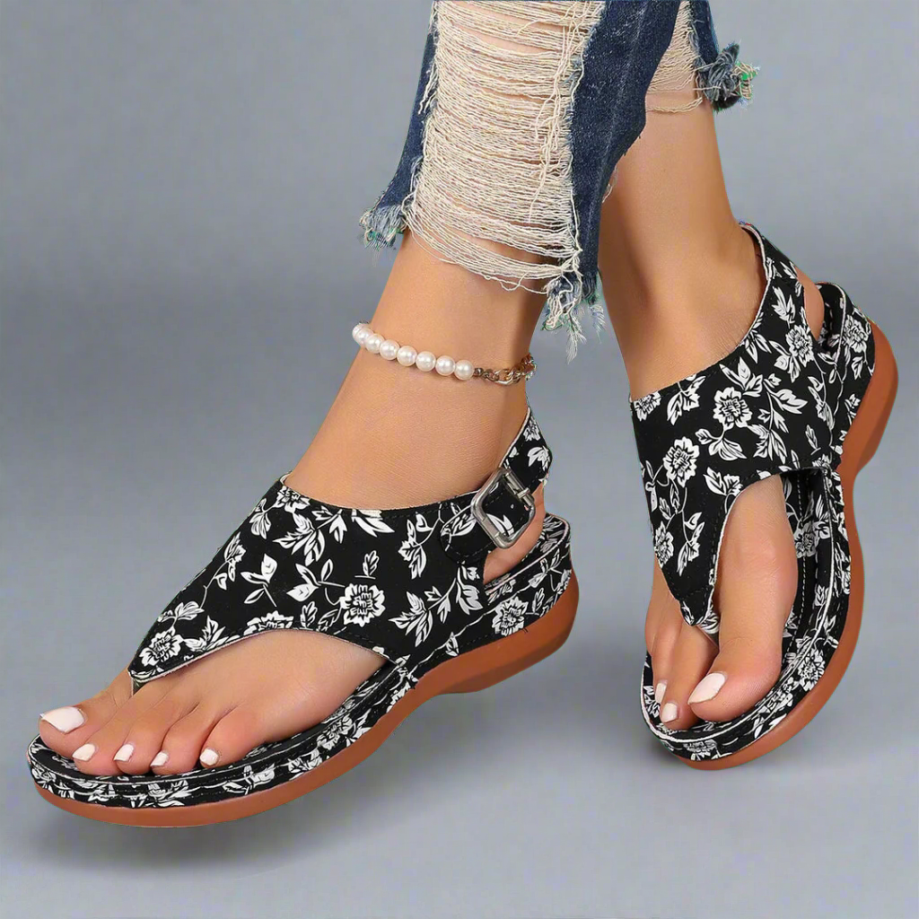 EVELAYA™ | HANDCRAFTED WEDGE SANDALS IN PREMIUM MATERIALS
