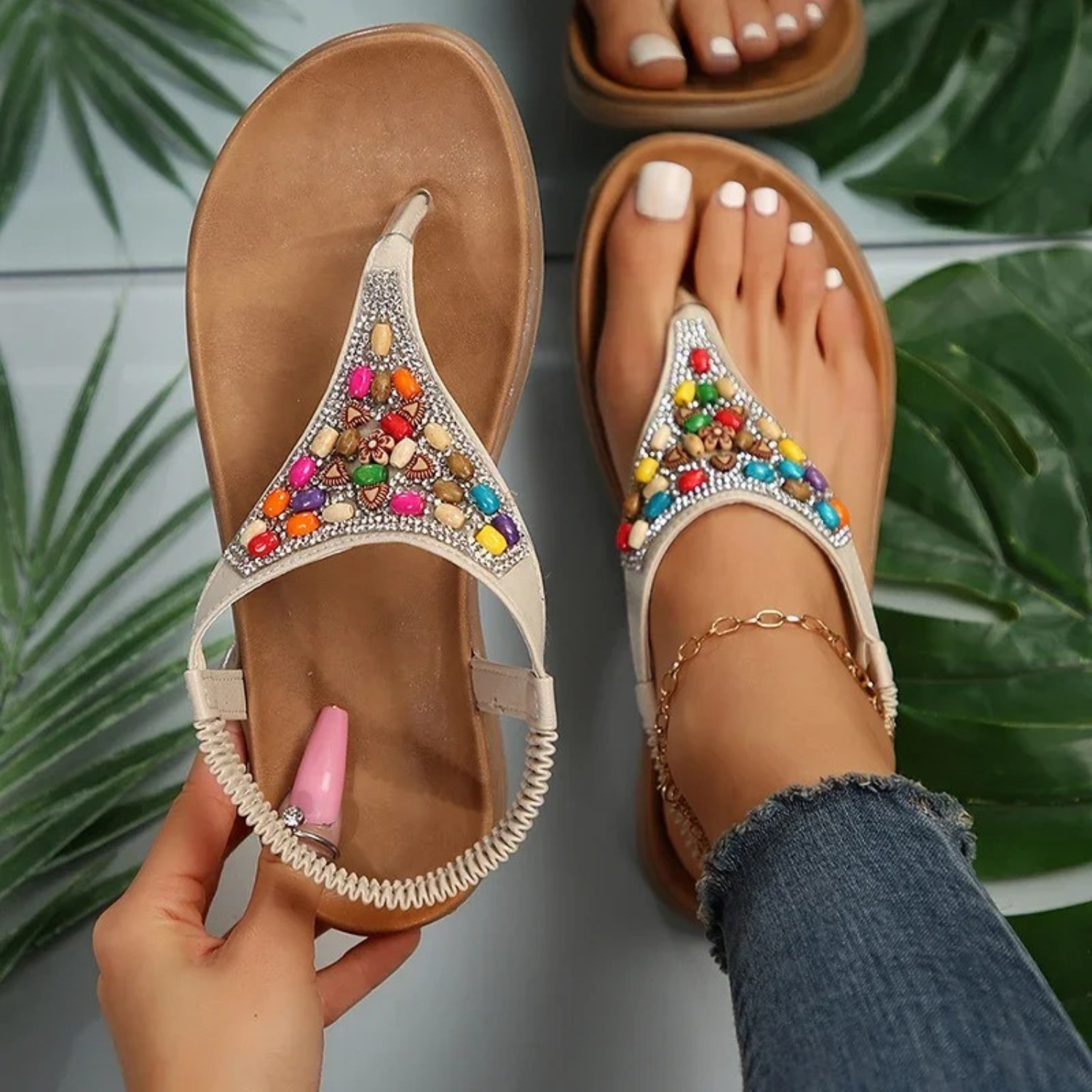 FELORA™ | VINTAGE FLAT SANDALS FOR WOMEN