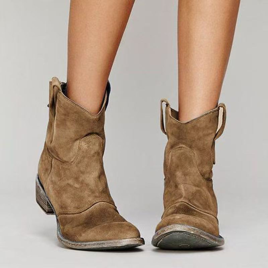 Carlotta™ | Suede Leather Ankle Boots