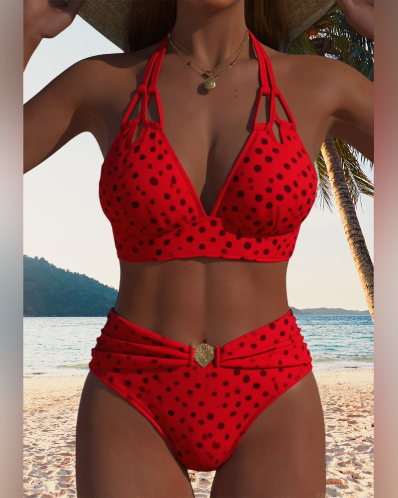 Melanie | Two-piece sexy polka dot bikini