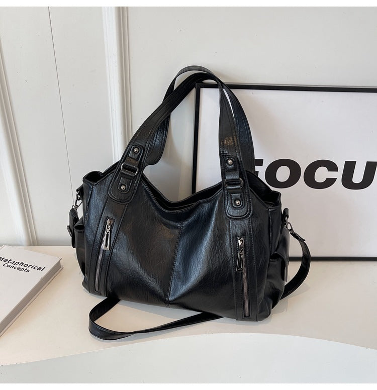 CIRELLE – LEATHER TOTE BAG
