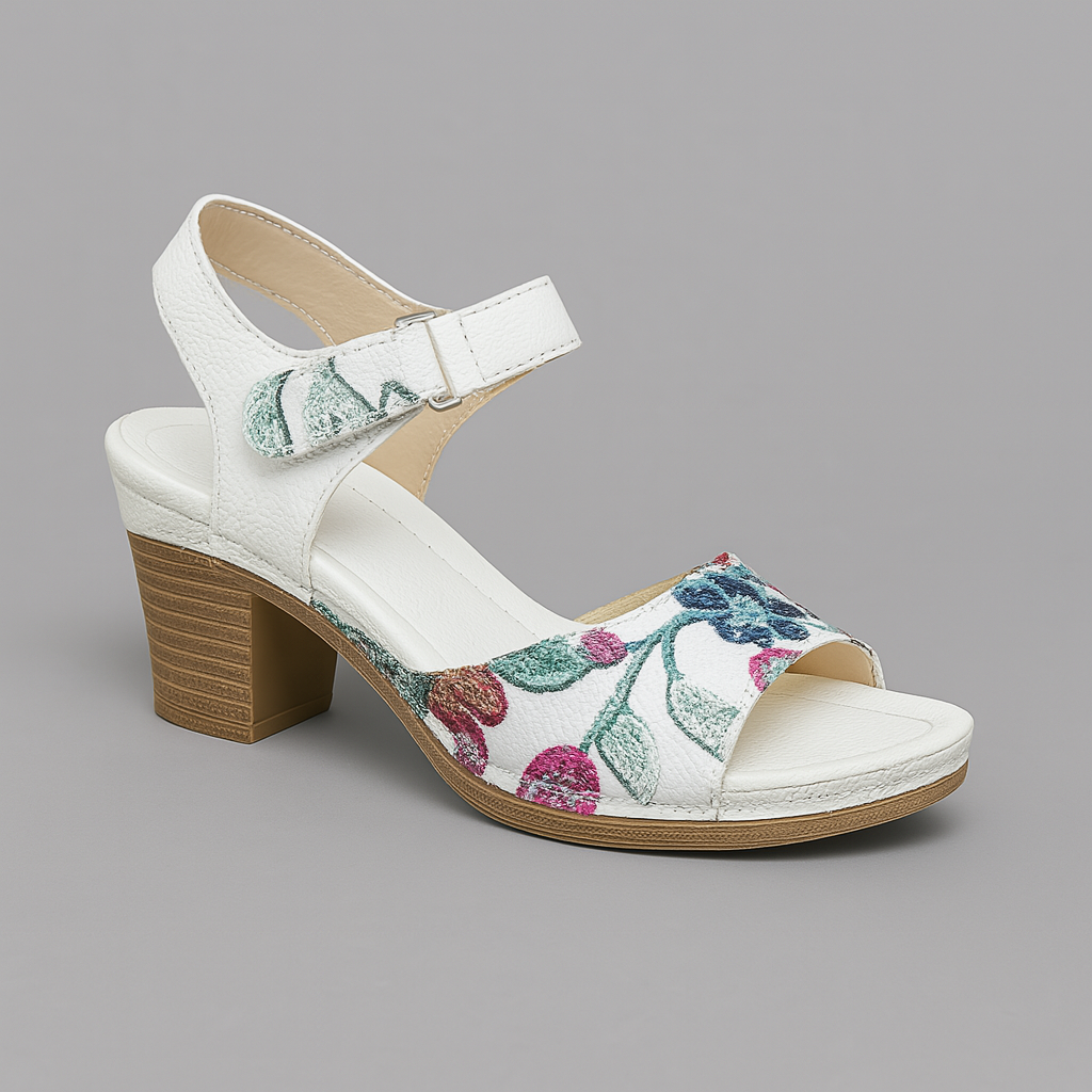 ELVANNA™ | HANDCRAFTED PEEP-TOE SANDALS IN PREMIUM MATERIAL