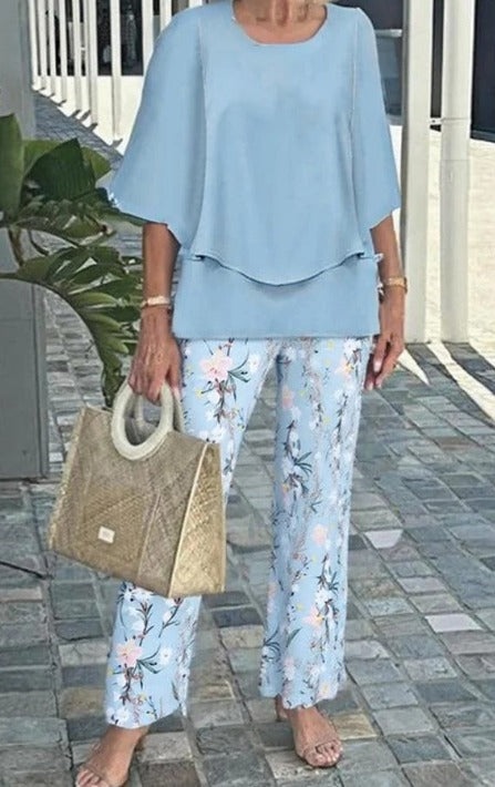 Aureva™ | Two-Piece Set with Round Neck