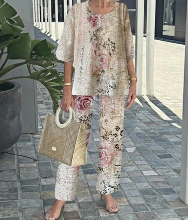 Aureva™ | Two-Piece Set with Round Neck