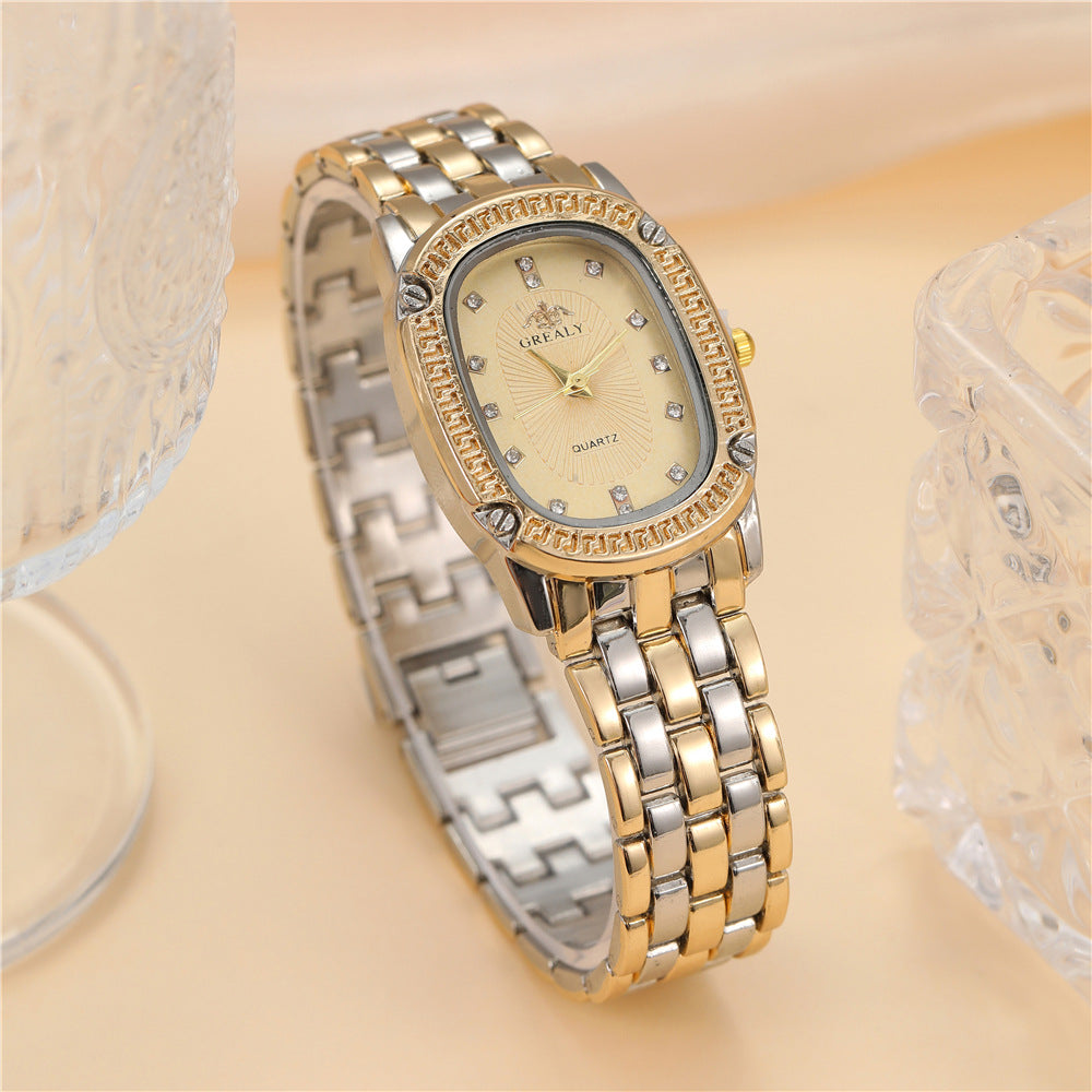 Bellevoie Luxury Oval Dial Watch