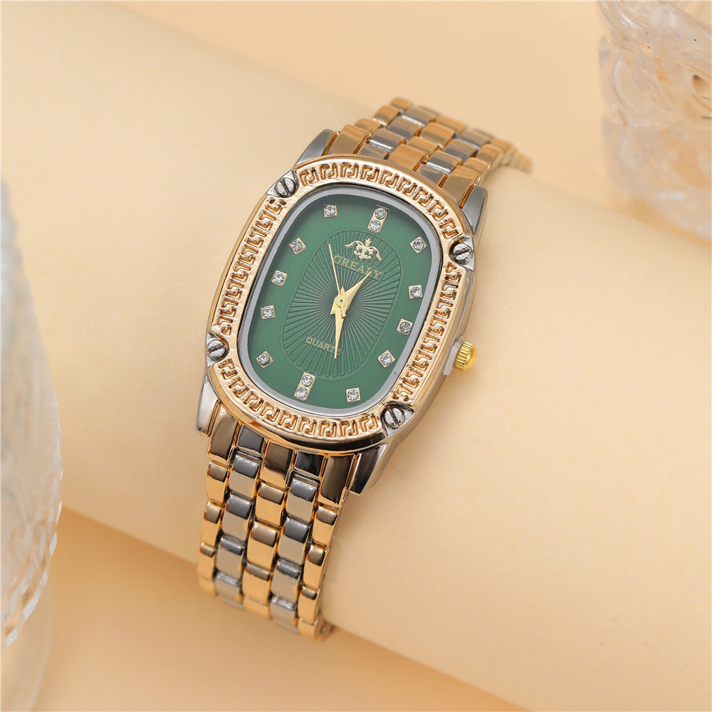 Bellevoie Luxury Oval Dial Watch