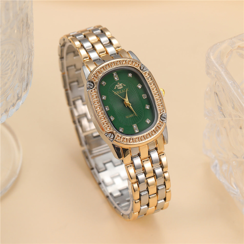 Bellevoie Luxury Oval Dial Watch