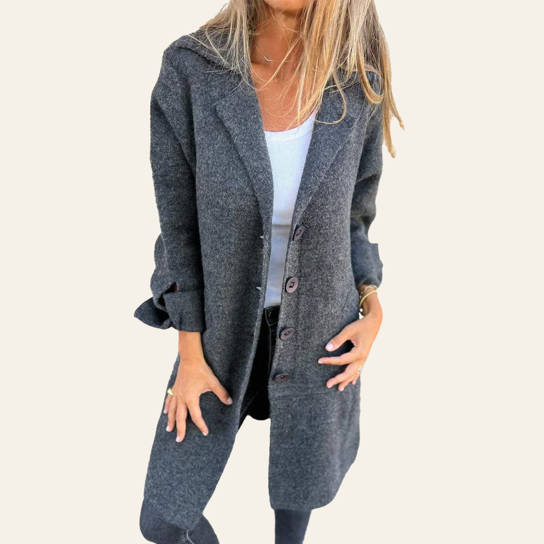 NORA | SINGLE-BREASTED SOFT STRUCTURE COAT