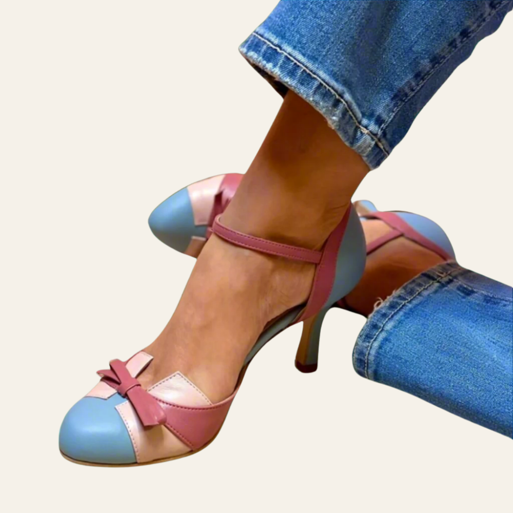 ELLA | COMFORTABLE HEELS WITH BOW DETAIL