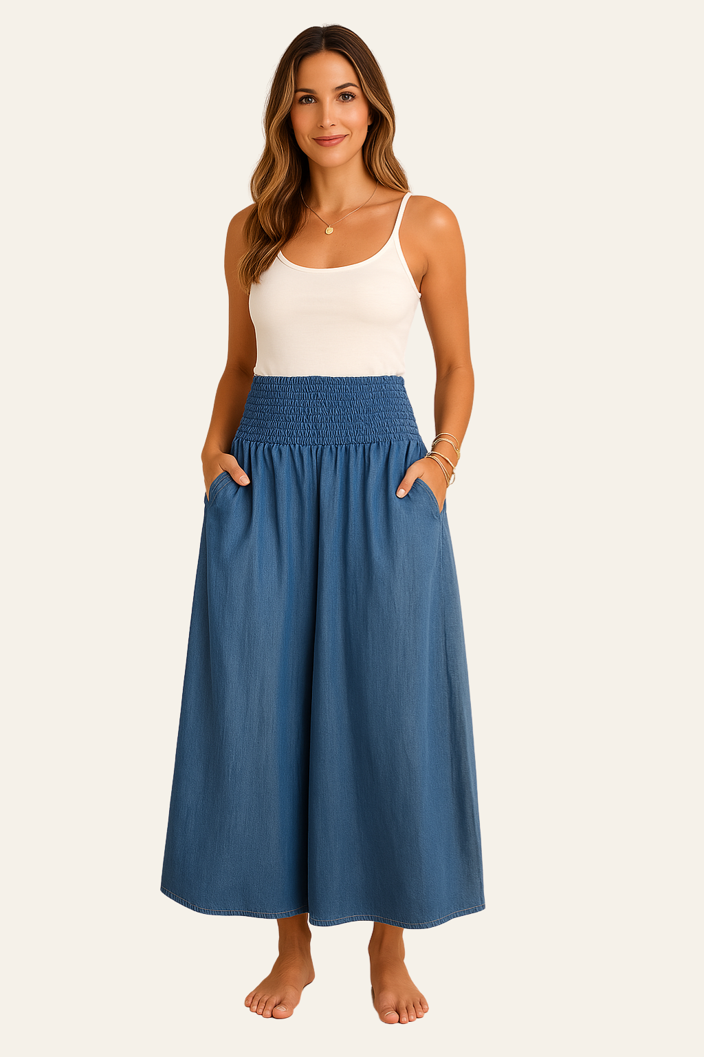 HARRIET | ELASTIC WAIST COMFORT TROUSERS