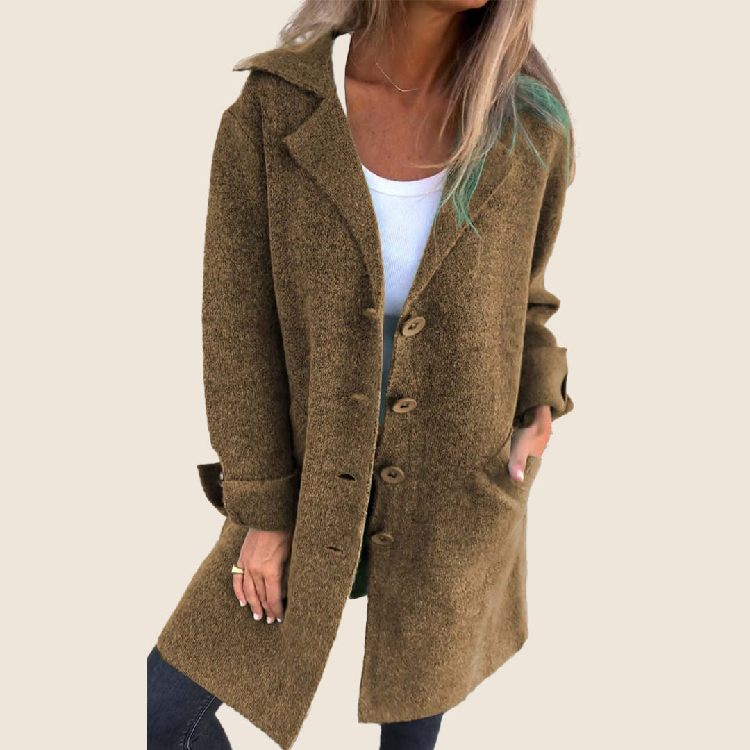 NORA | SINGLE-BREASTED SOFT STRUCTURE COAT