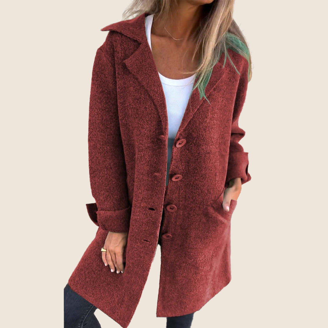 NORA | SINGLE-BREASTED SOFT STRUCTURE COAT