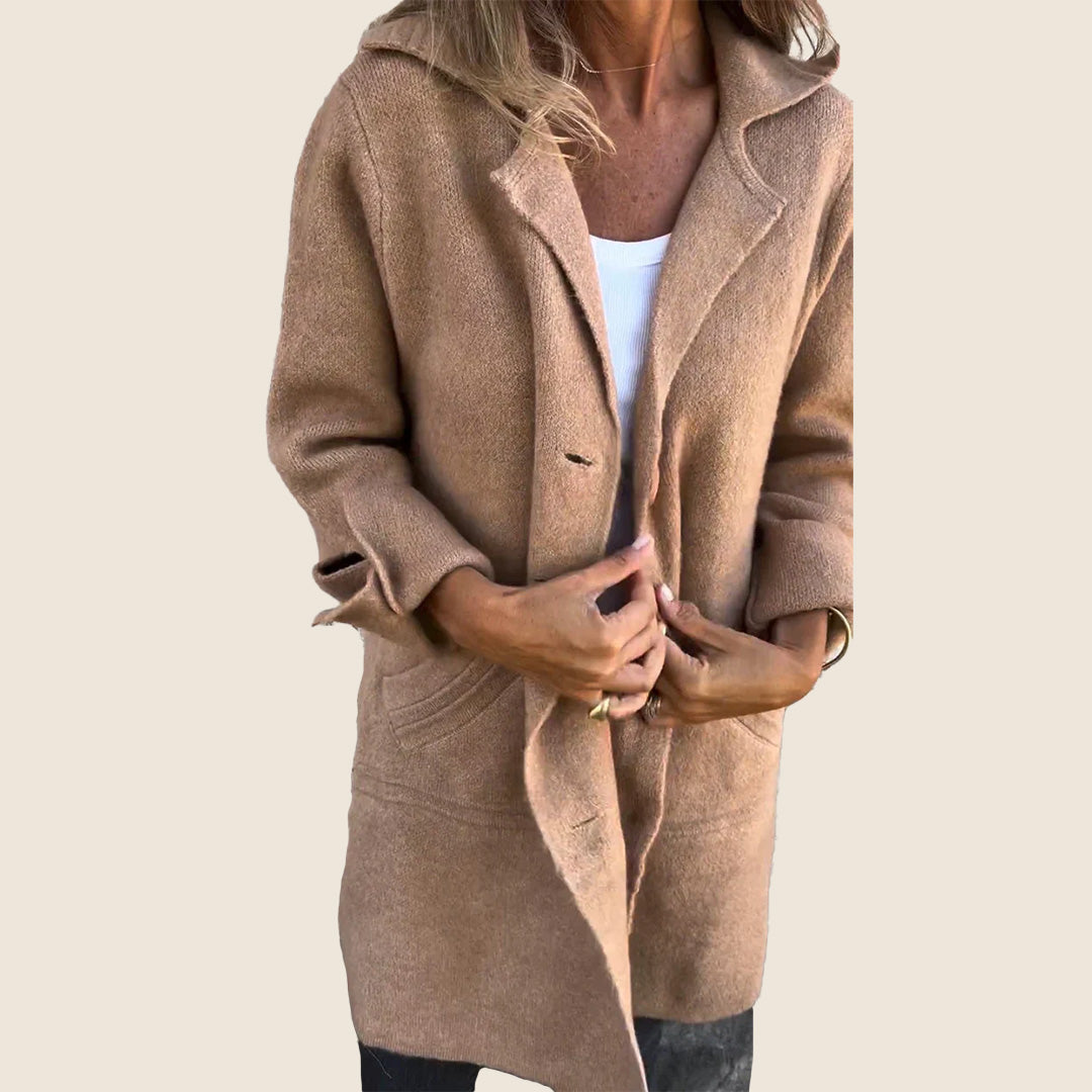 NORA | SINGLE-BREASTED SOFT STRUCTURE COAT
