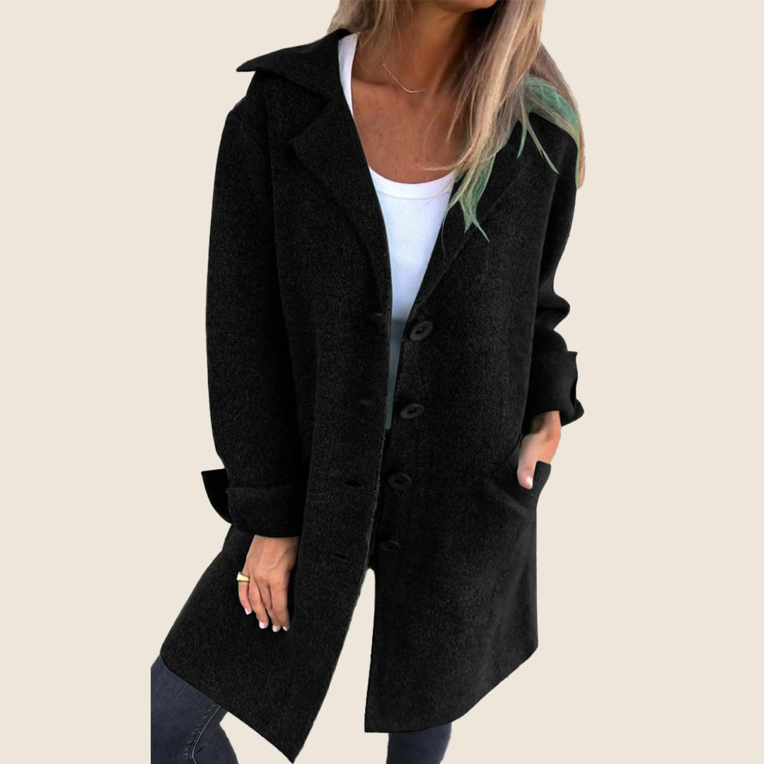 NORA | SINGLE-BREASTED SOFT STRUCTURE COAT
