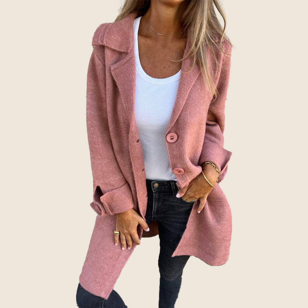 NORA | SINGLE-BREASTED SOFT STRUCTURE COAT