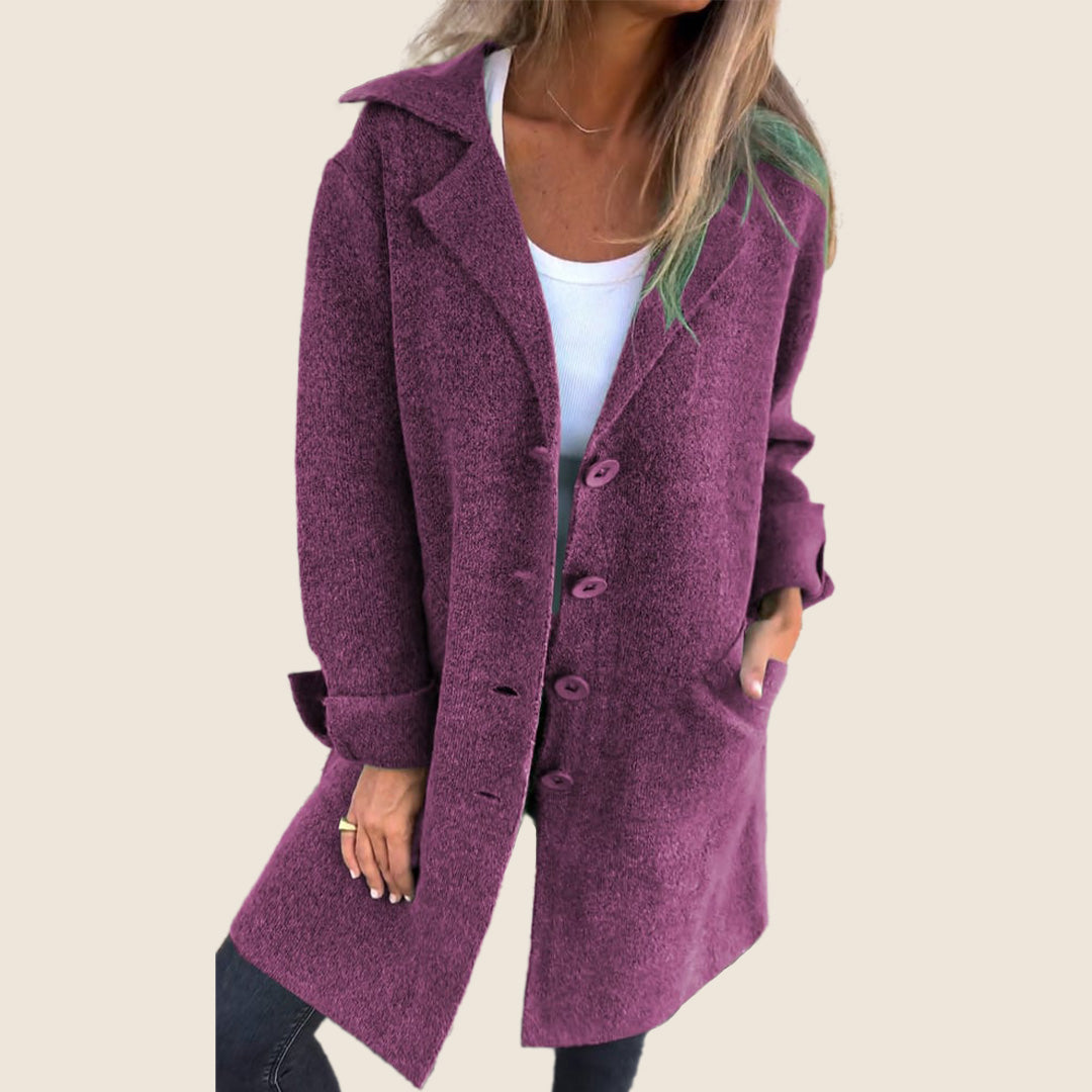 NORA | SINGLE-BREASTED SOFT STRUCTURE COAT