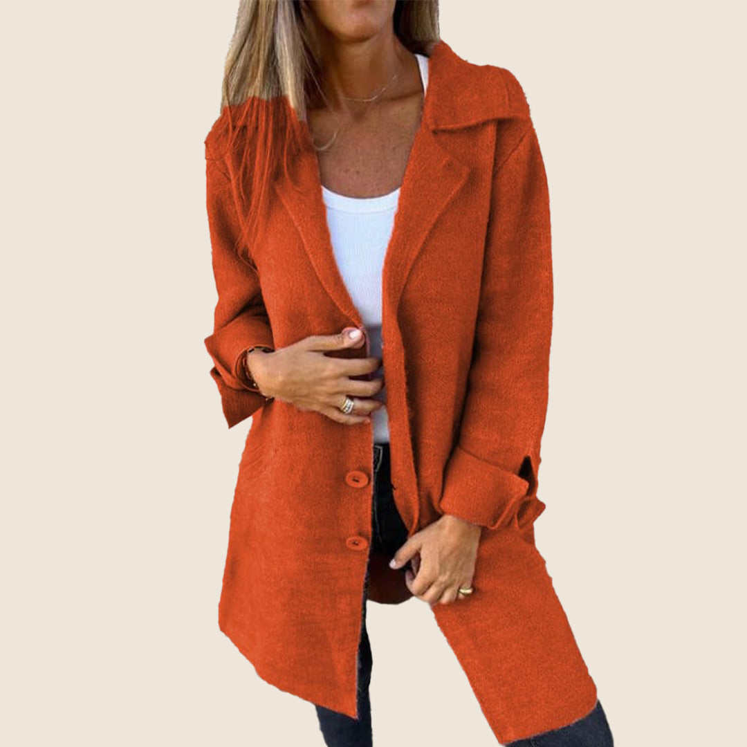NORA | SINGLE-BREASTED SOFT STRUCTURE COAT