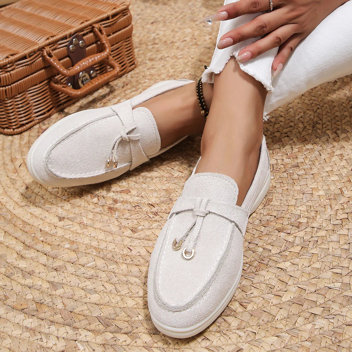 Alice | Suede Loafers