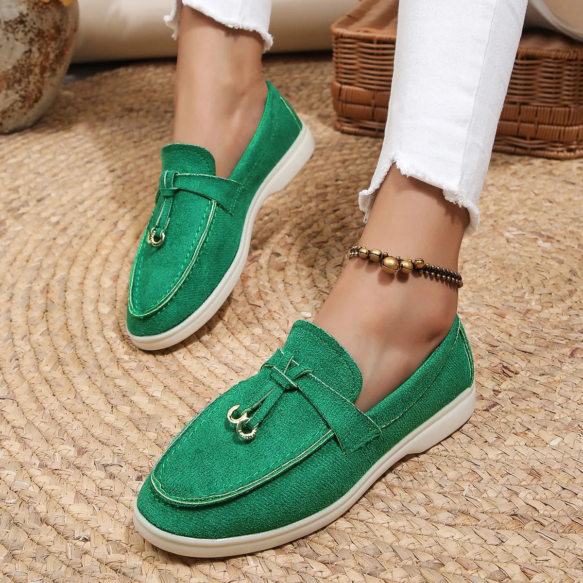 Alice | Suede Loafers