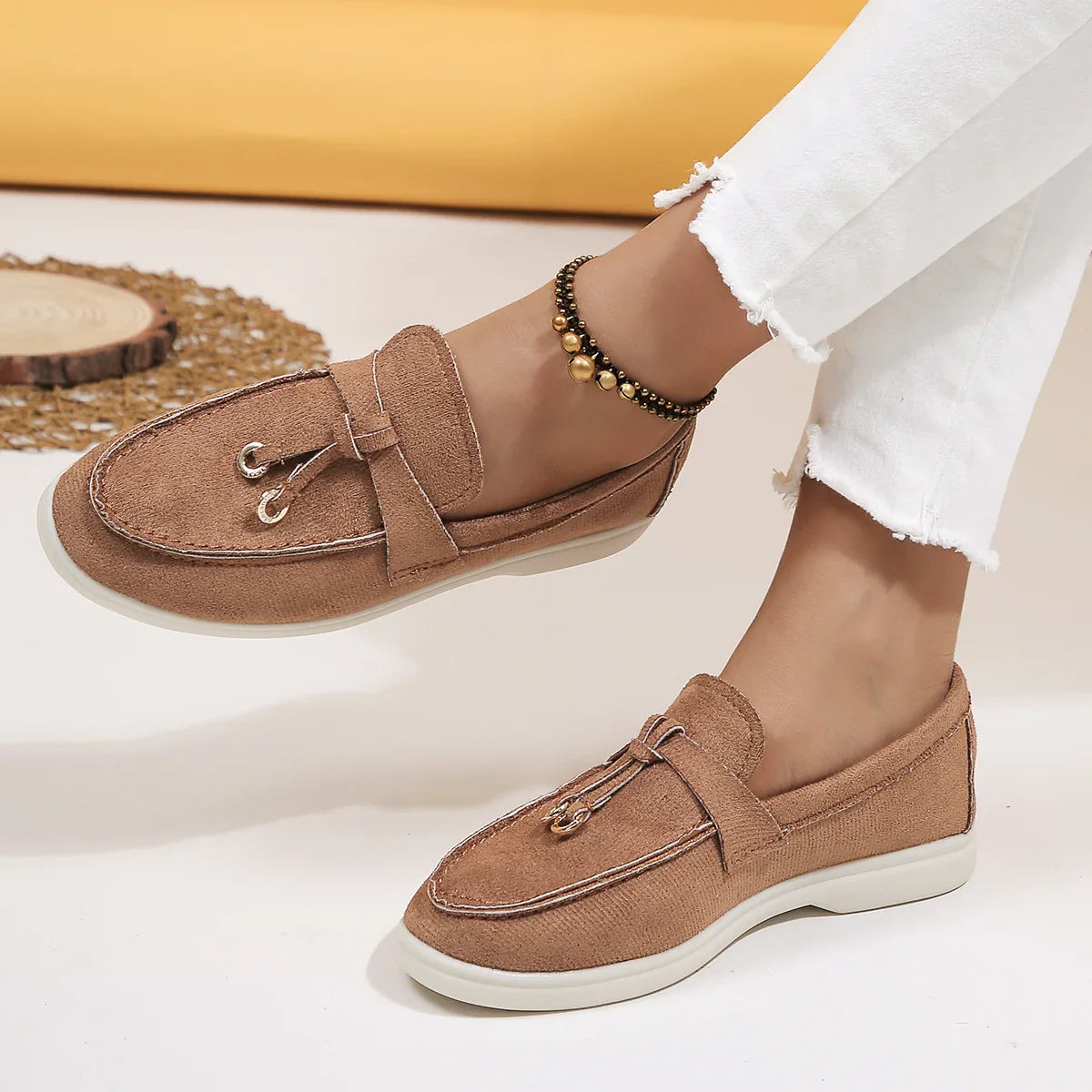 Alice | Suede Loafers