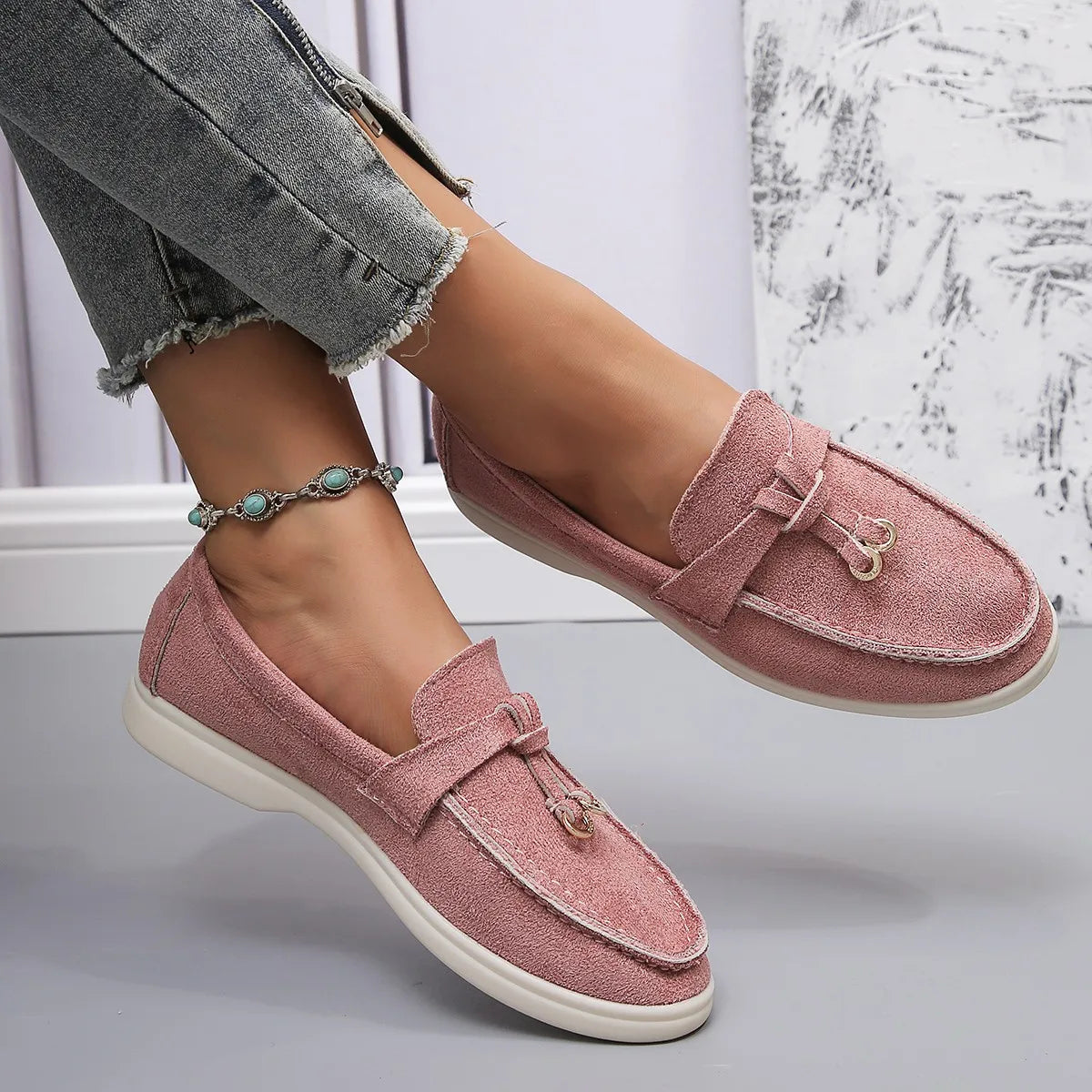 Alice | Suede Loafers