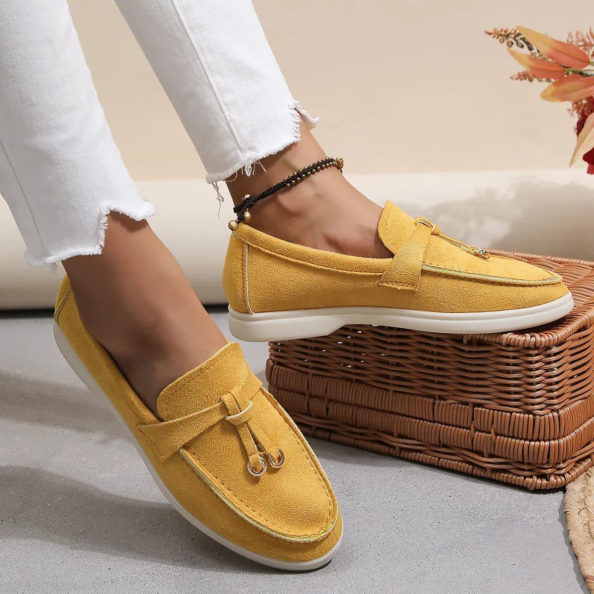 Alice | Suede Loafers