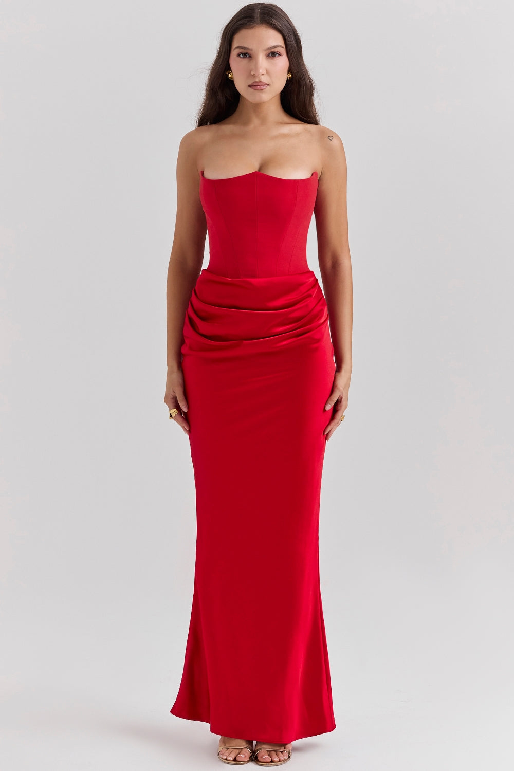 CAELINA™ | STRAPLESS CORSET DRESS FOR MODERN ELEGANCE