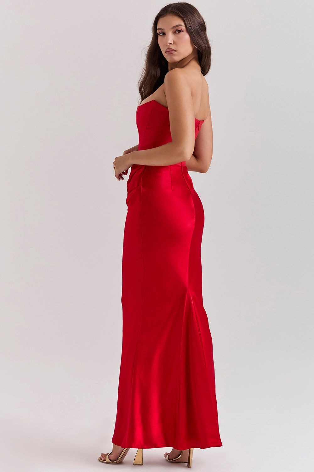 CAELINA™ | STRAPLESS CORSET DRESS FOR MODERN ELEGANCE