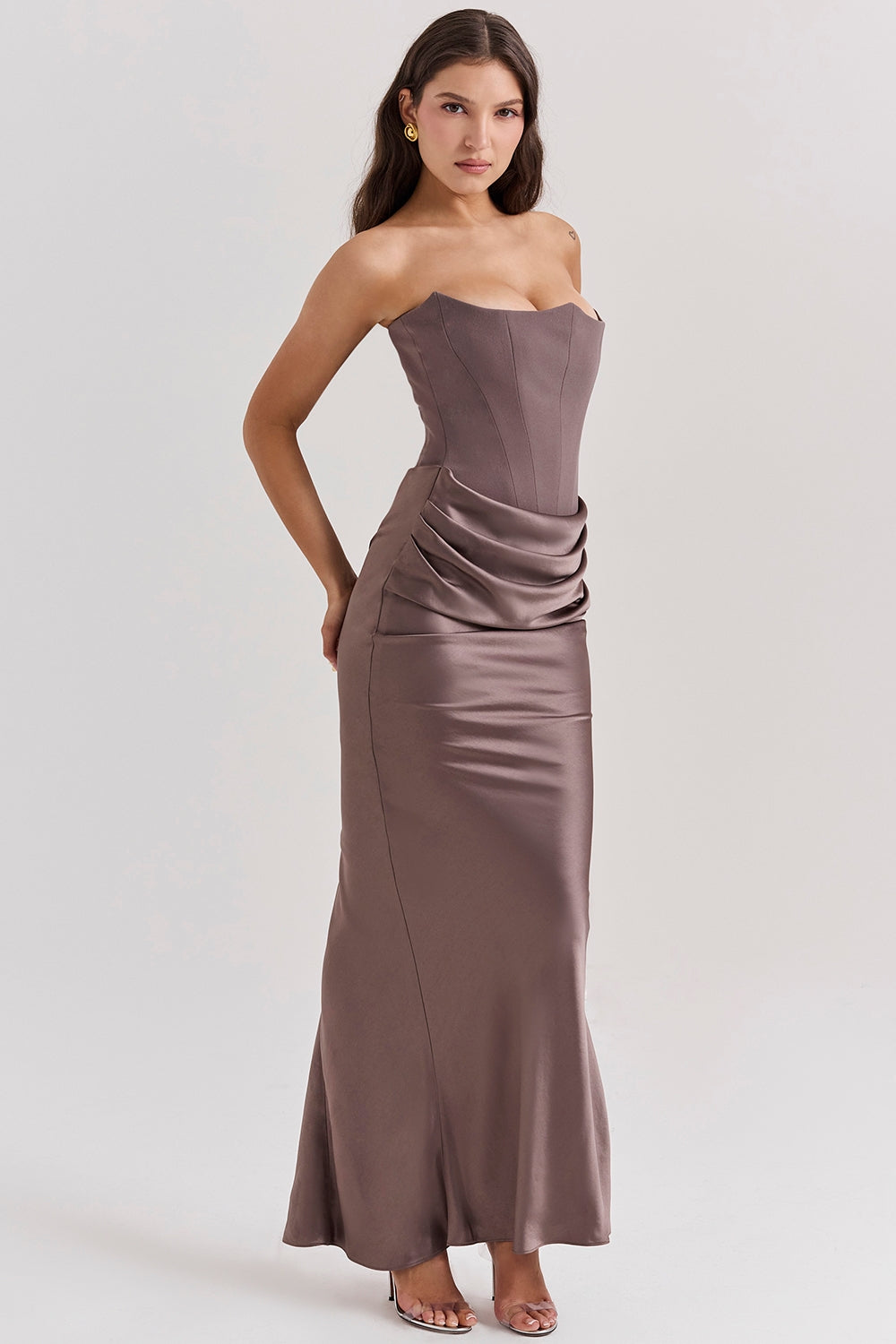 CAELINA™ | STRAPLESS CORSET DRESS FOR MODERN ELEGANCE