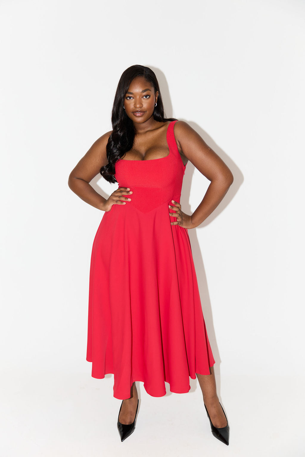 Marvella™ | Timeless Flowy Midi Dress