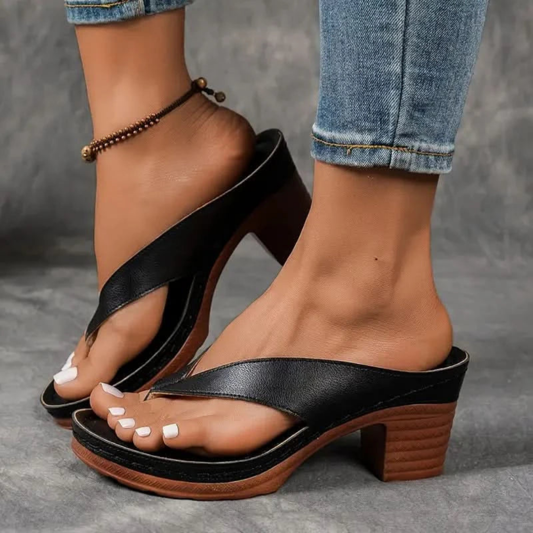 MORGELIA™ | ELEVATED COMFORT SLIPPERS WITH SUPPORTIVE HEEL