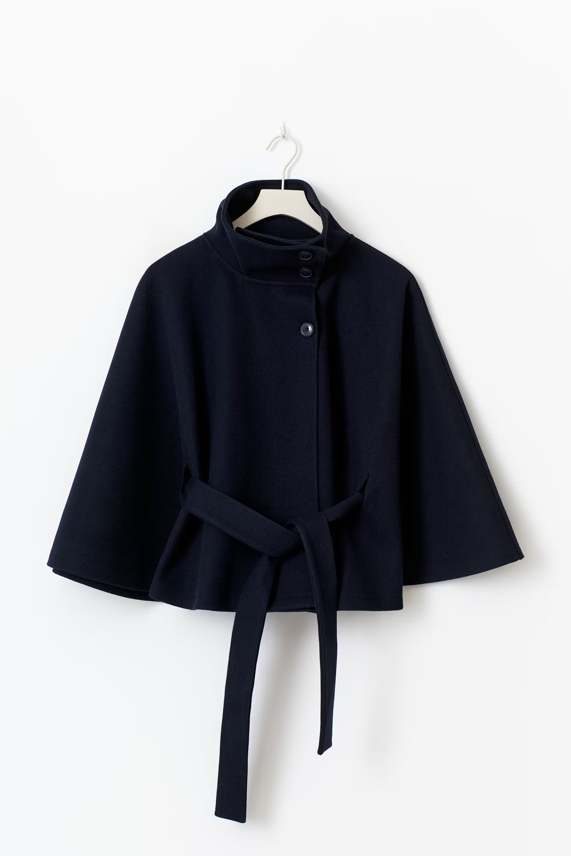 Loreza™ | Elegant Women’s Coat with Belt & High Collar