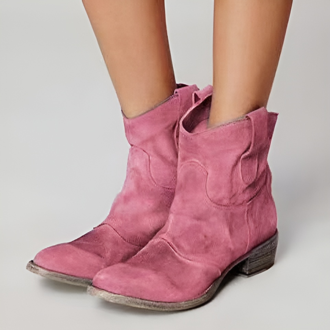 Carlotta™ | Suede Leather Ankle Boots