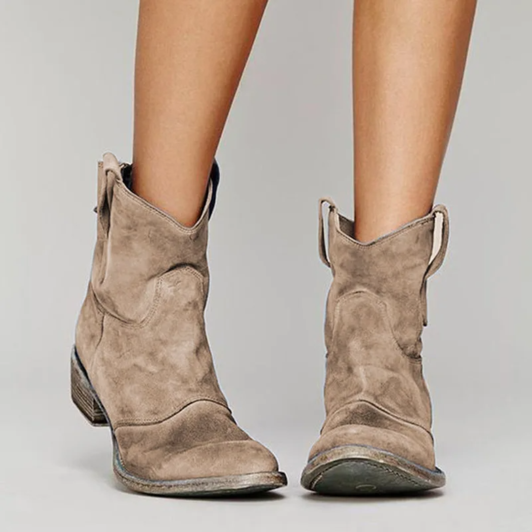 Carlotta™ | Suede Leather Ankle Boots