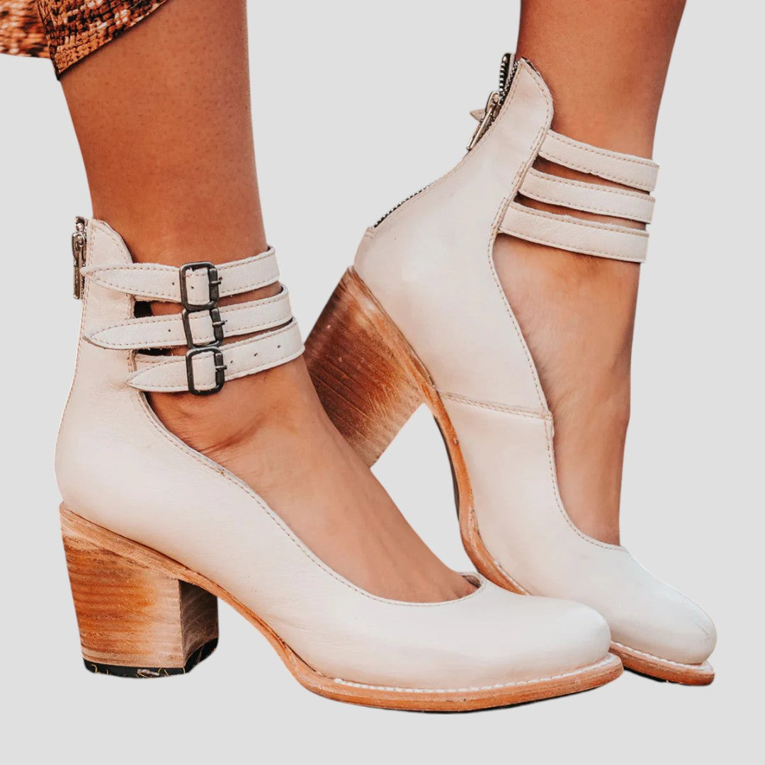ELVAYA™ | STRAPPY BLOCK HEEL SHOES FOR ELEGANT ALL-DAY COMFORT