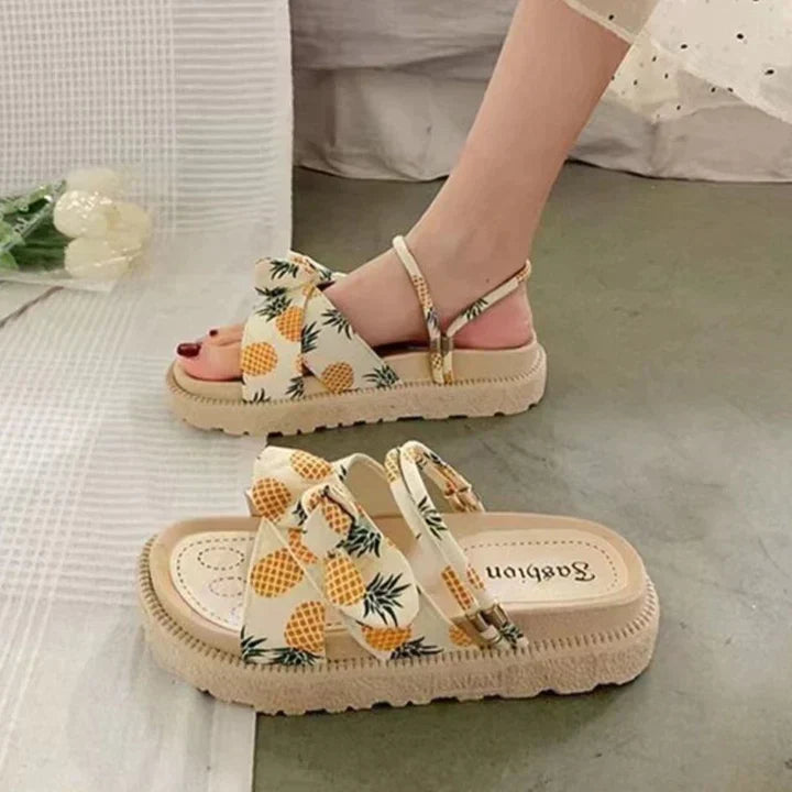 ARLINA™ | LIGHTWEIGHT WOMEN’S SANDALS WITH ELEGANT BOW DETAIL