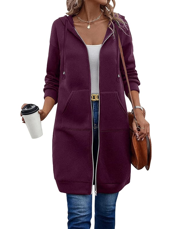 Camille™ | Relaxed Zip-Up Fleece Hoodie