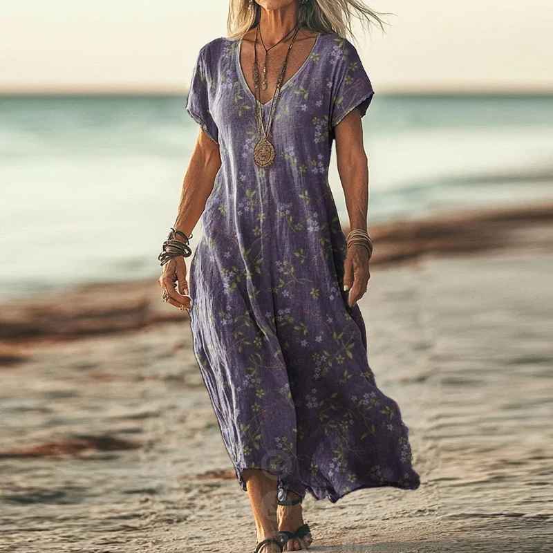Ella™ | Colourful Casual Dress